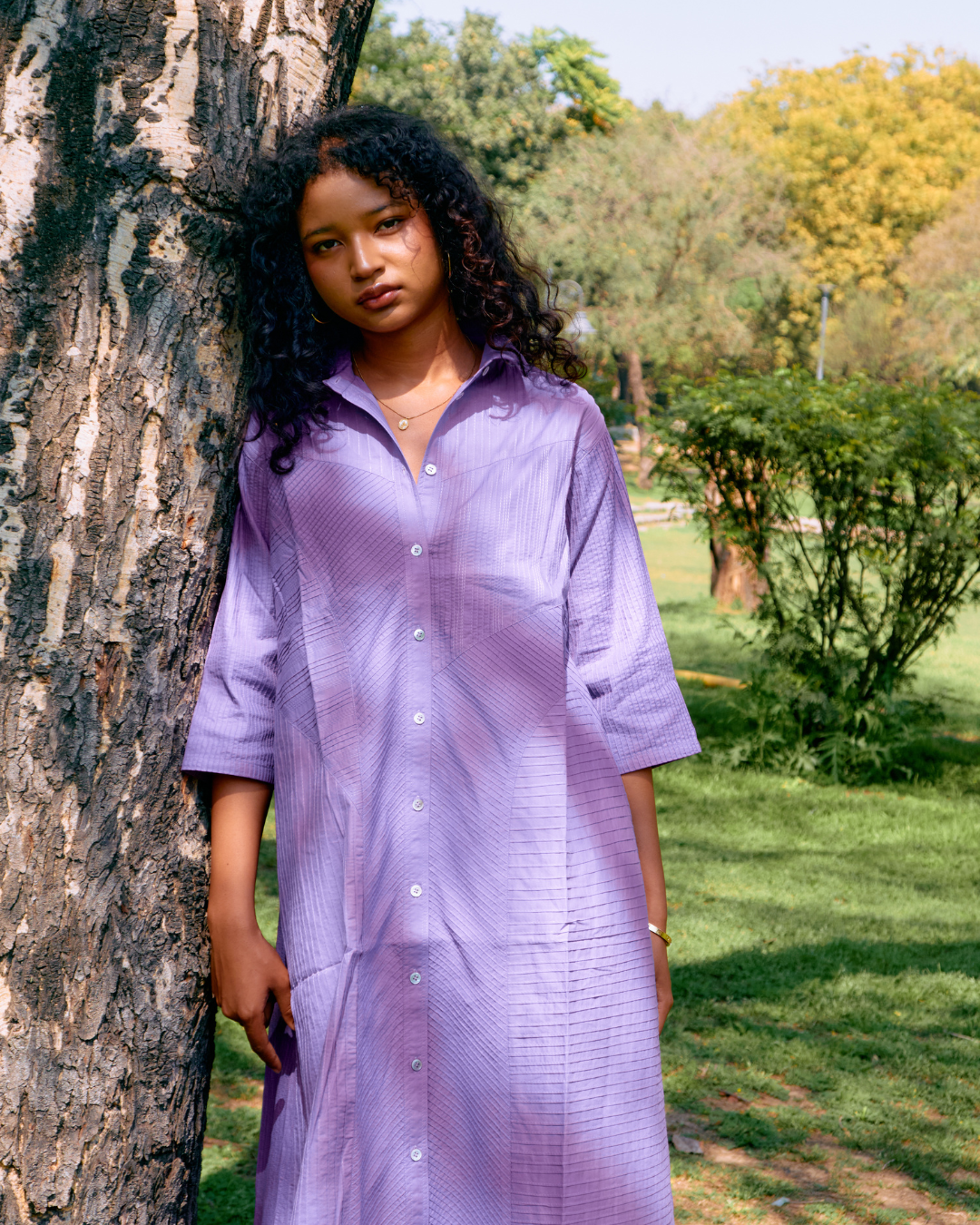 Pristine Kurta Purple