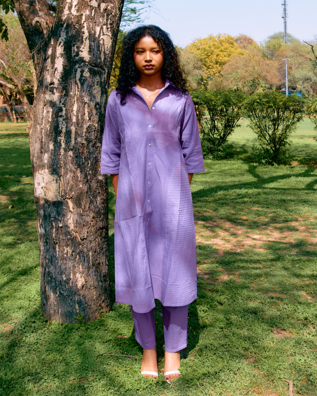 Pristine Kurta Purple