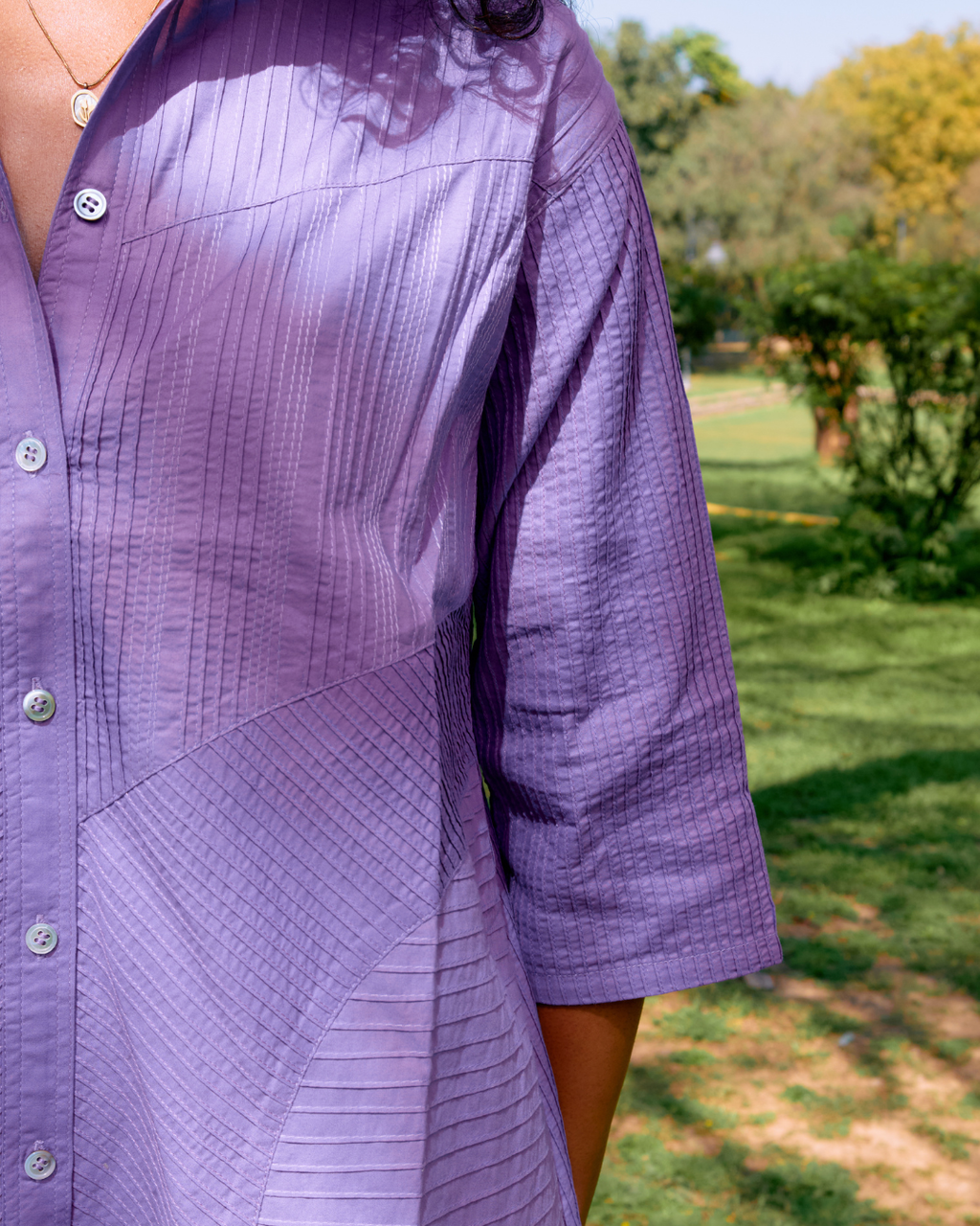 Pristine Kurta Purple