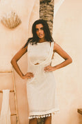 Mesh Cotton Dress