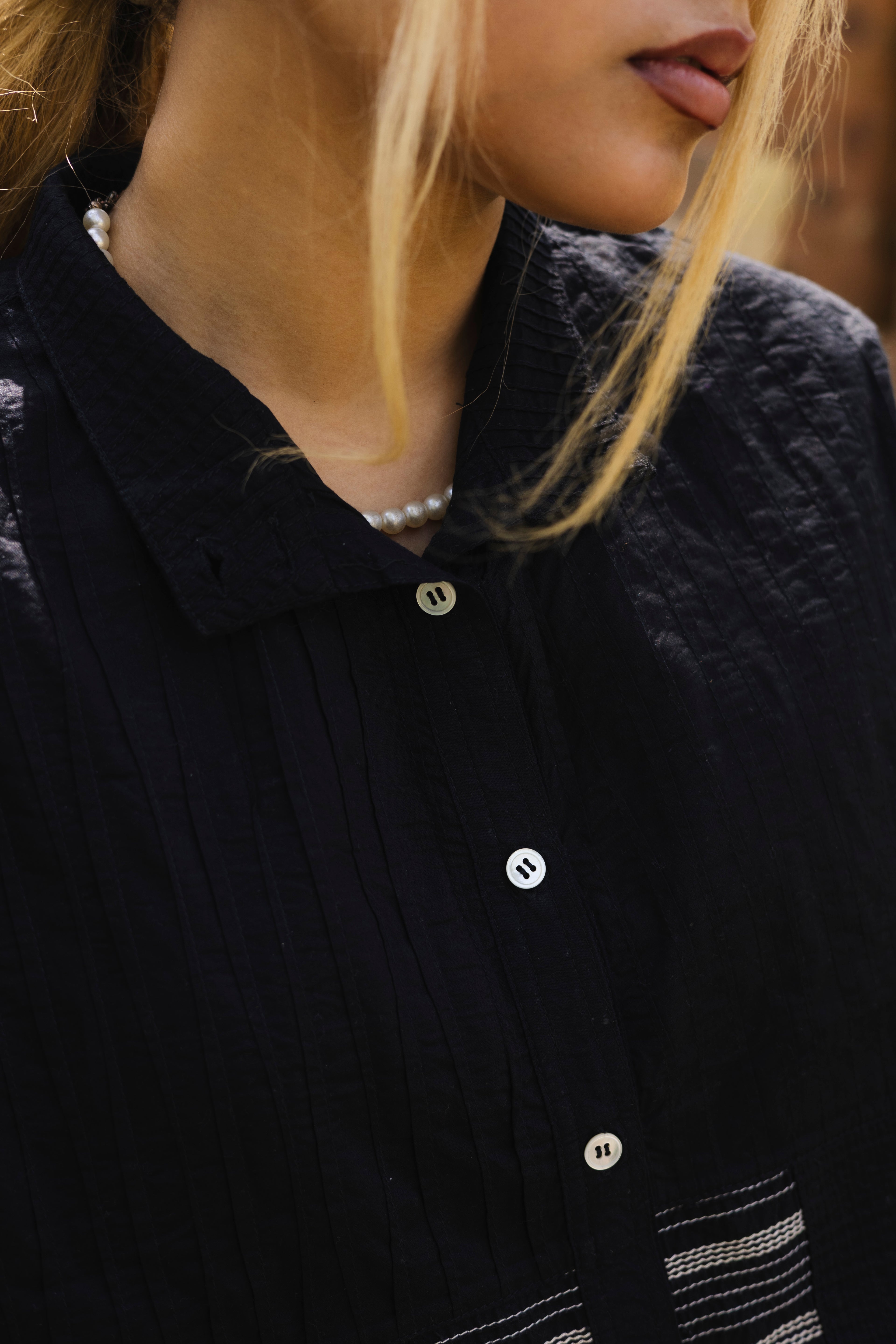 Kyoto Summer Shirt and Trouser Black