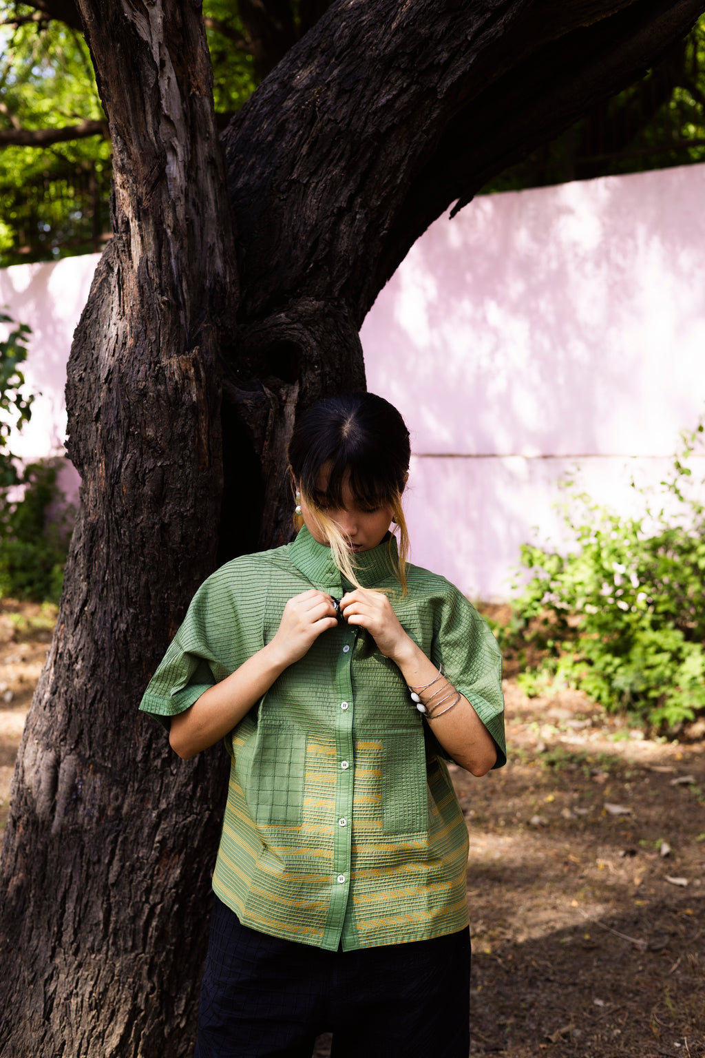 Kyoto Summer Shirt Green