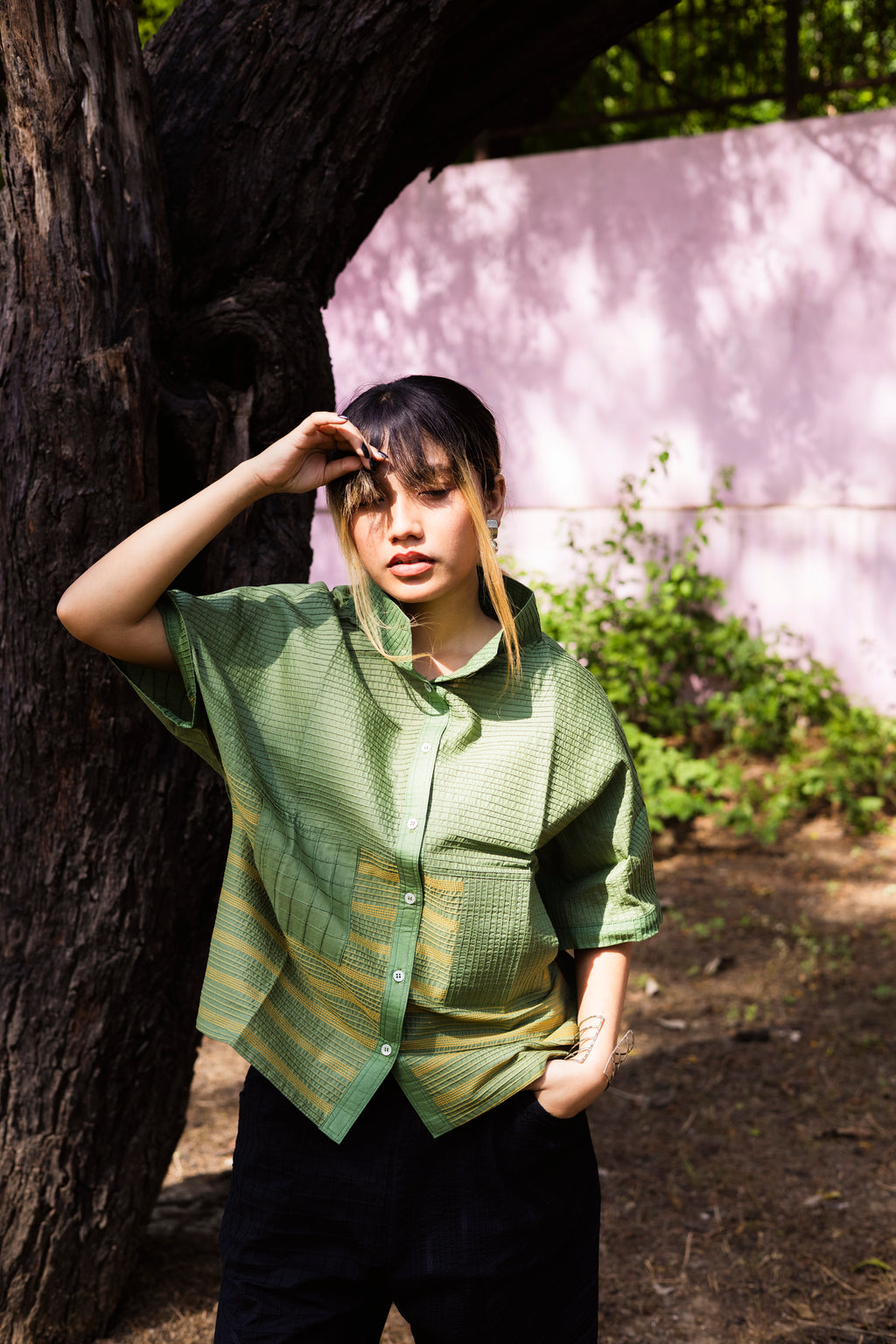 Kyoto Summer Shirt Green