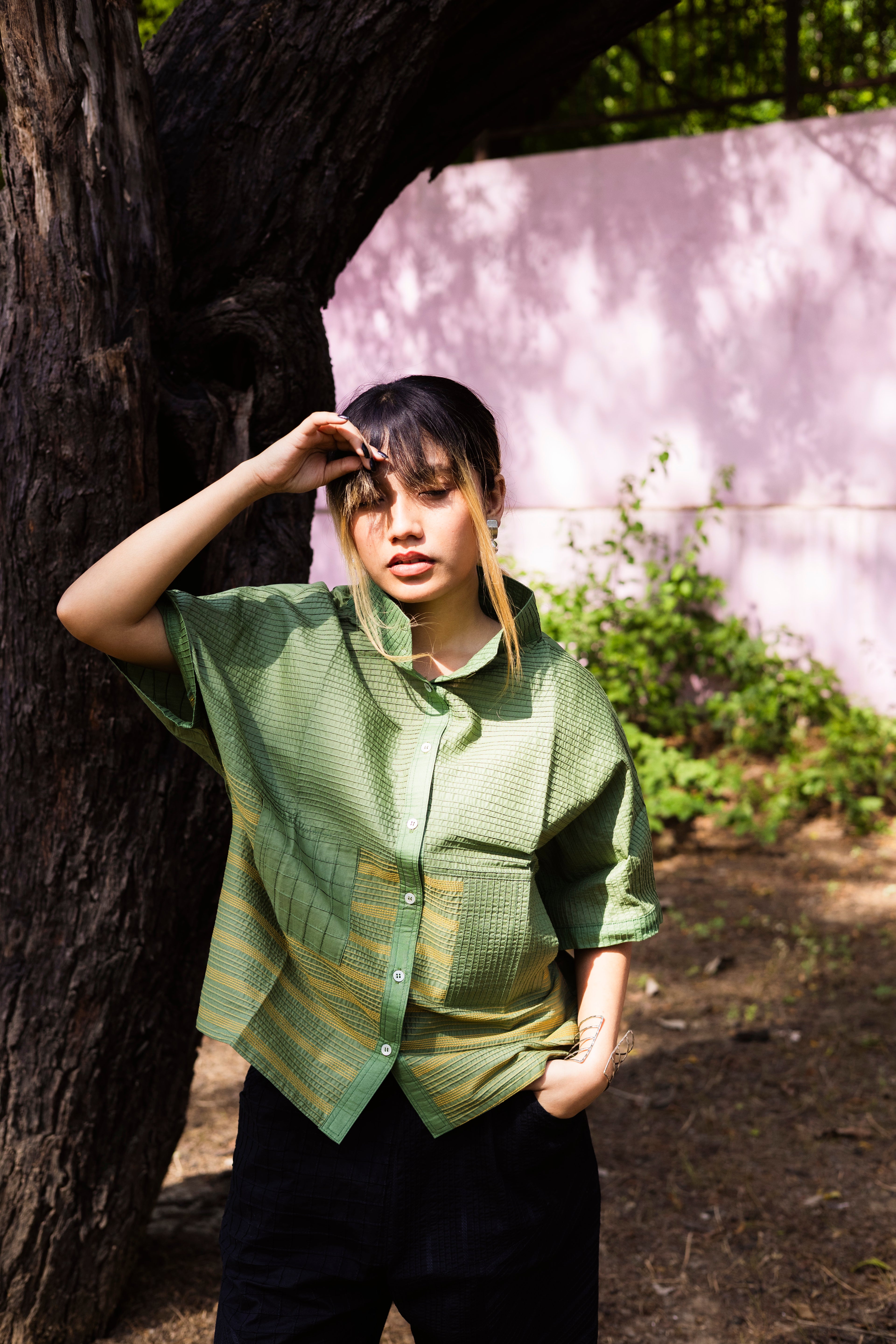 Kyoto Summer Shirt Green