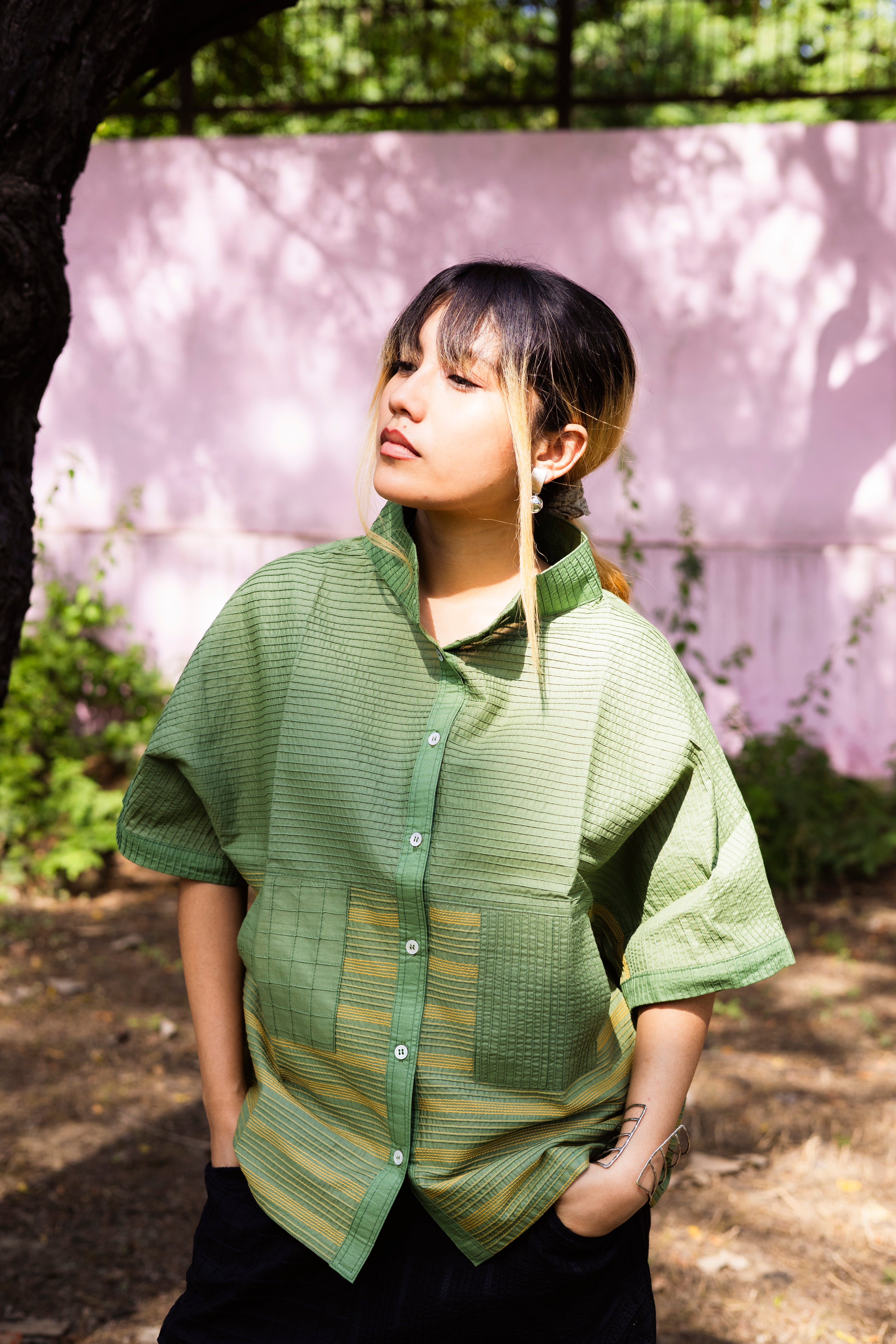 Kyoto Summer Shirt Green