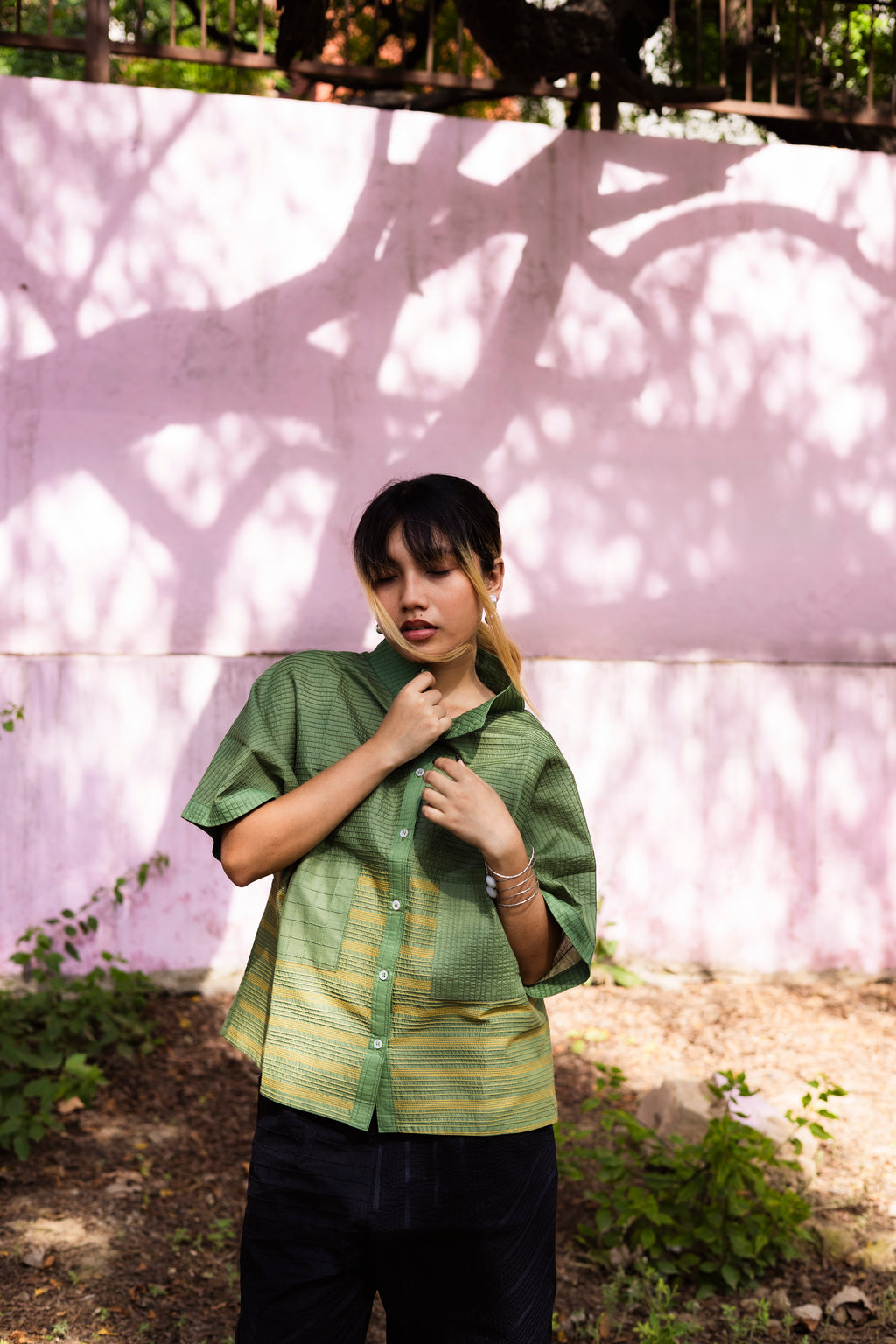 Kyoto Summer Shirt Green