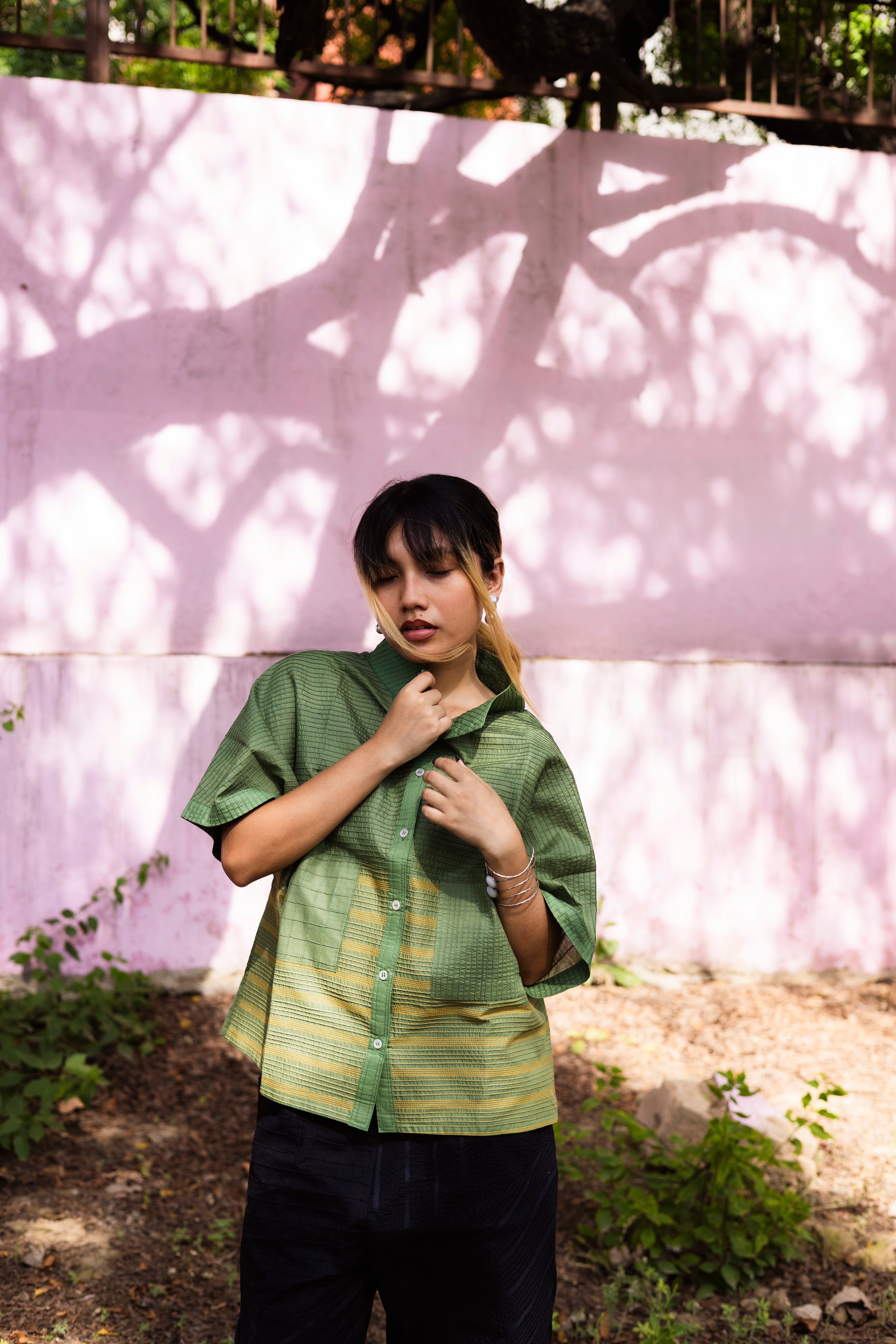Kyoto Summer Shirt Green